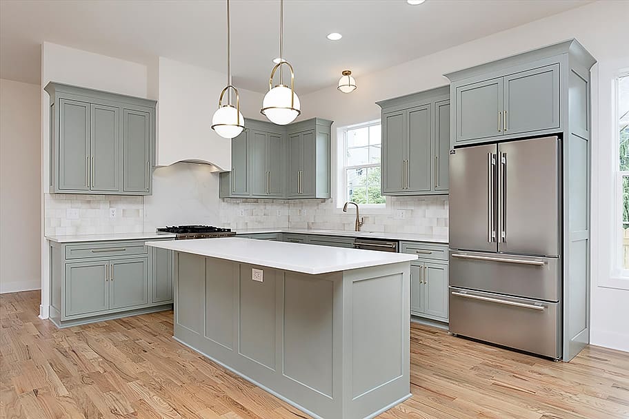 Light Green Kitchen Cabinets